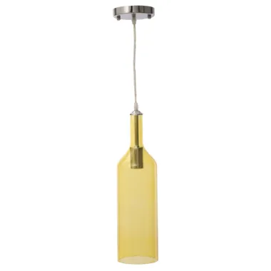 Klosz Sufitowy Bottle Żółty 11x43 cm